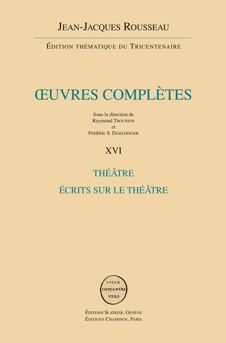 THEATRE ET ECRITS SUR LE THEATRE