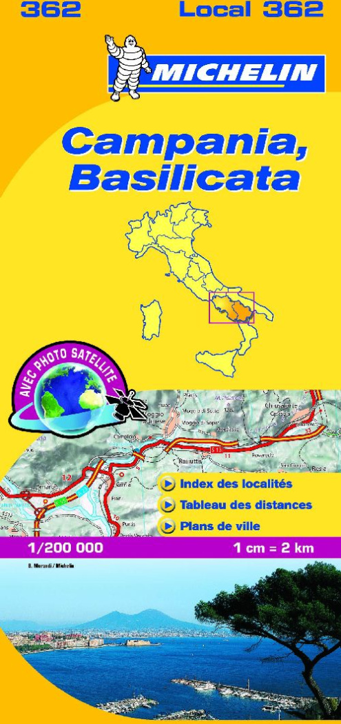 CAMPANIA 11362 CARTE ' LOCAL ' ( ITALIE ) MICHELIN