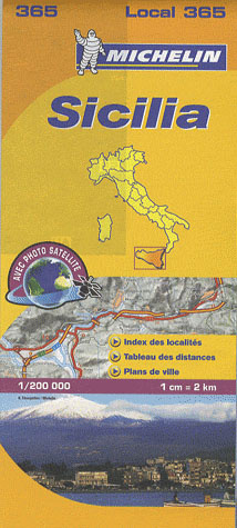 SICILIA 11365 CARTE ' LOCAL ' ( ITALIE ) MICHELIN