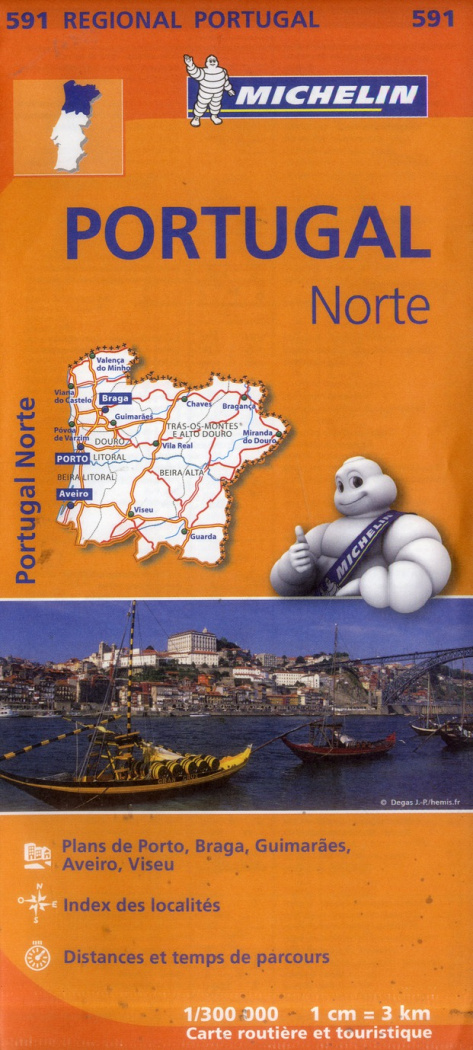 PORTUGAL NORTE 11591 CARTE ' REGIONAL ' MICHELIN K