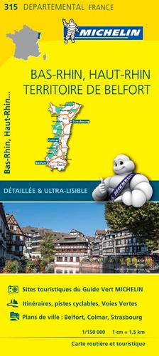 BAS - RHIN / HAUT - RHIN 11315 CARTE ' LOCAL ' ( F