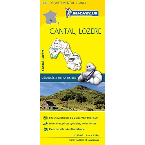 CANTAL / LOZERE 11330 CARTE ' LOCAL ' ( FRANCE ) M