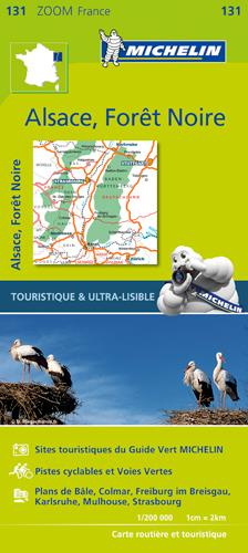 FORET NOIRE , ALSACE 11131 CARTE ZOOM MICHELIN KAA