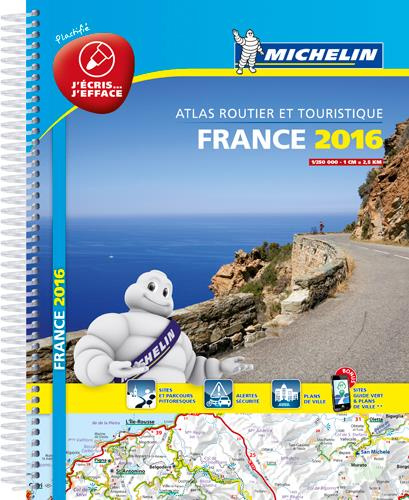 France 2016 atlas routier et touristique 1 250000 / Plastifié