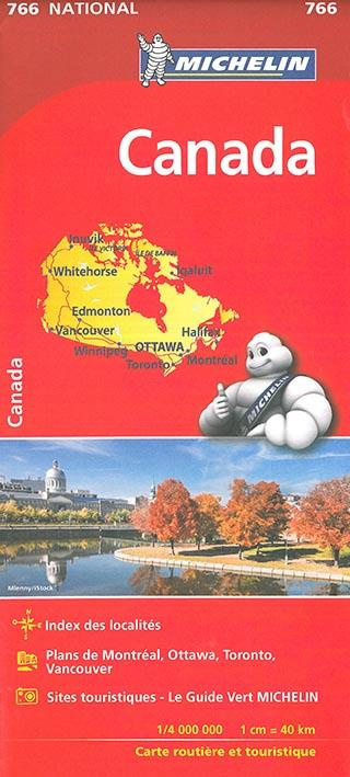 CANADA 11766 CARTE 'NATIONALE' MICHELIN KAART