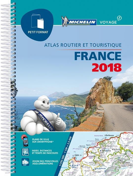 Atlas routier et touristique France 2018 petit format - Michelin