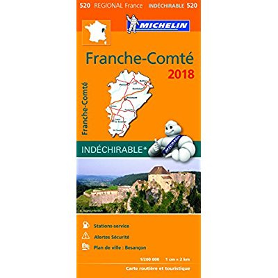 520 Franche Comté 2018 indéchirable 1:200000
