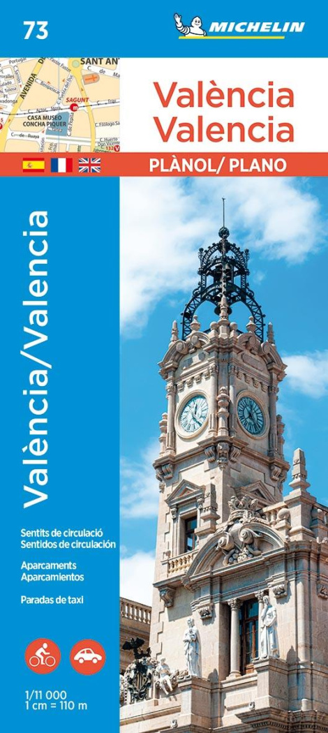 VALENCIA 19073 PLAN MICHELIN PLATTEGROND
