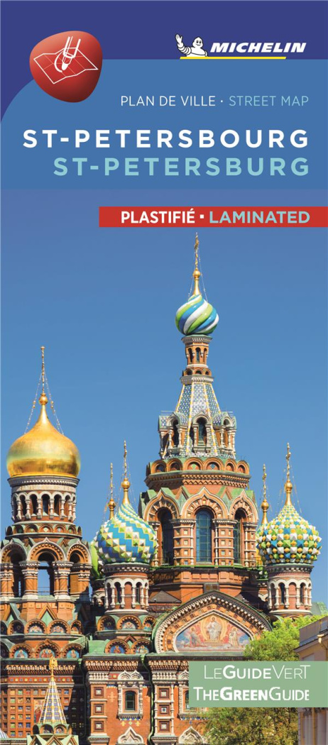 19502 ST-PETERSBOURG PLAN MICHELIN CITYMAP