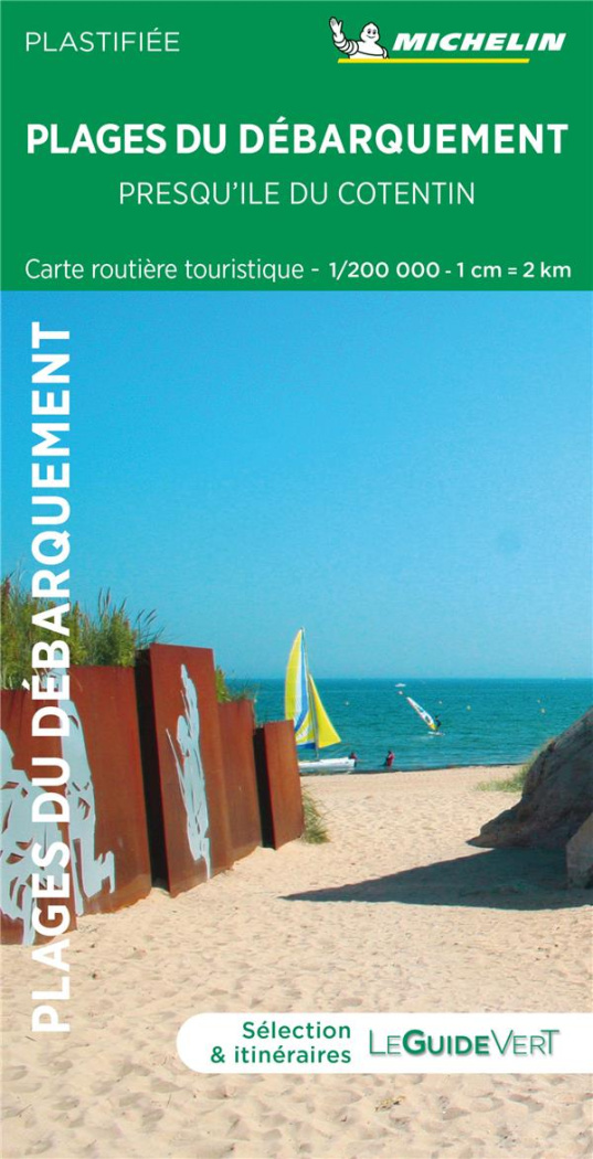 Plages du Débarquement - Presqu'île du Cotentin. 1/200 000