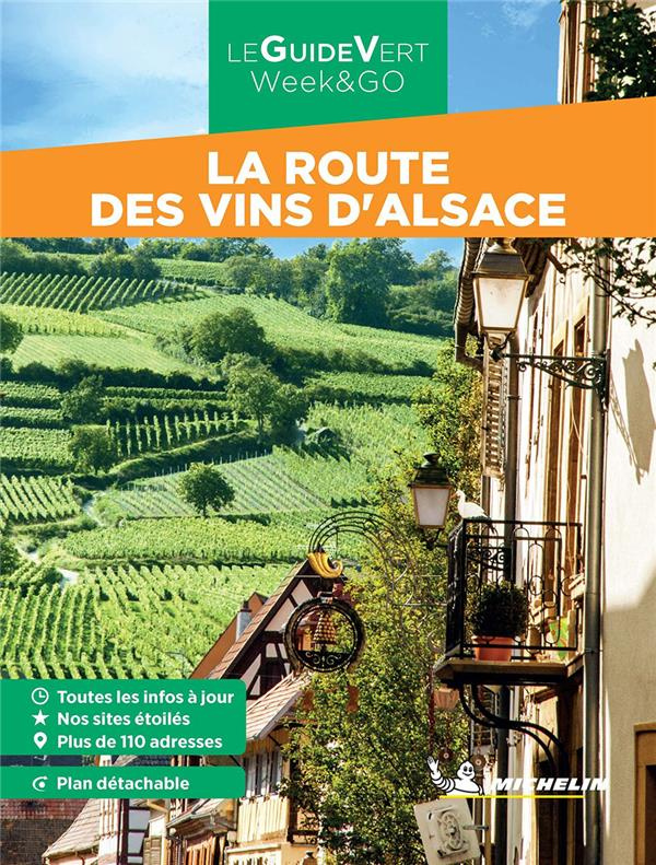 La route des vins d'Alsace. Edition 2023. Avec 1 Plan détachable