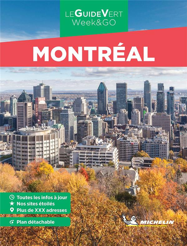Montréal. Edition 2023. Avec 1 Plan détachable