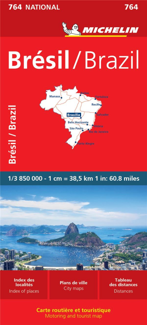 Carte Michelin 746 : Brésil / Brazil (1/3 850 000)