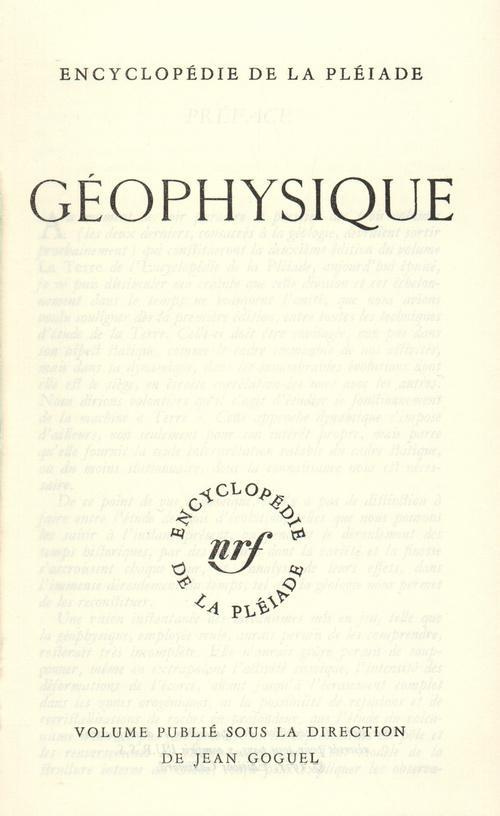 GEOPHYSIQUE