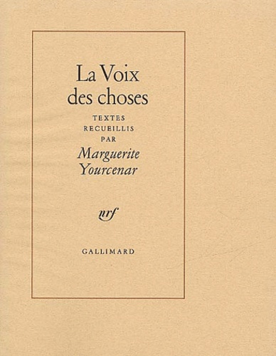 La voix des choses