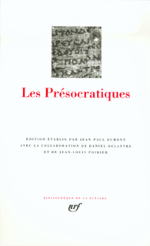Les Présocratiques