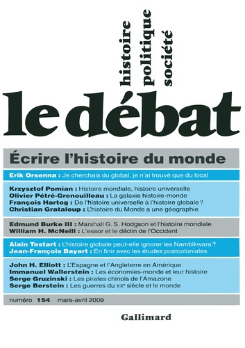 Le Débat/1542009/Ecrire l'histoire du monde