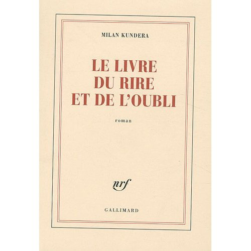 Le livre du rire et de l'oubli