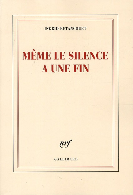Même le silence a une fin