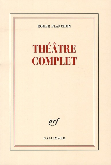 Théâtre complet