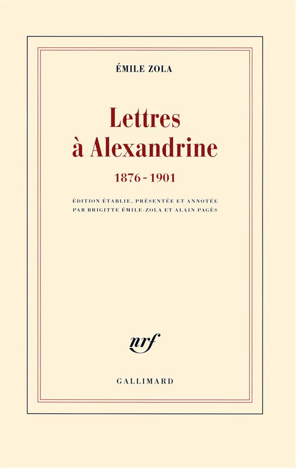 Lettres à Alexandrine. 1876-1901