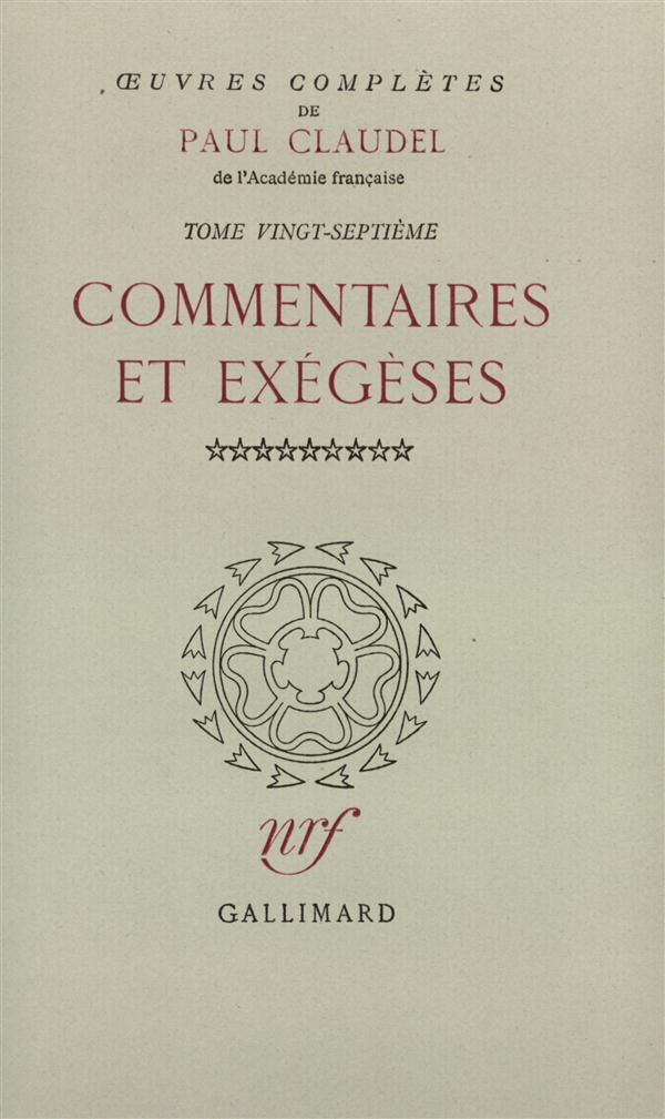 Oeuvres complètes. Tome 27