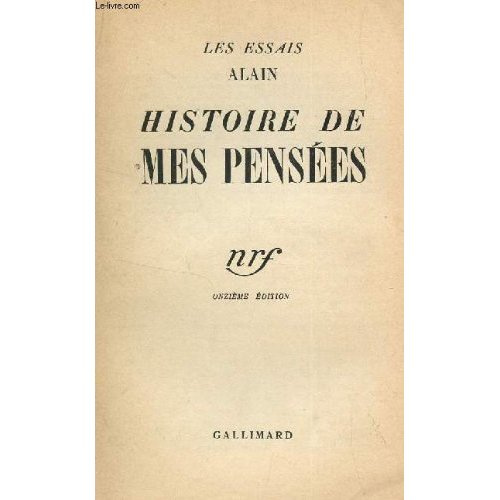 HISTOIRE DE MES PENSEES