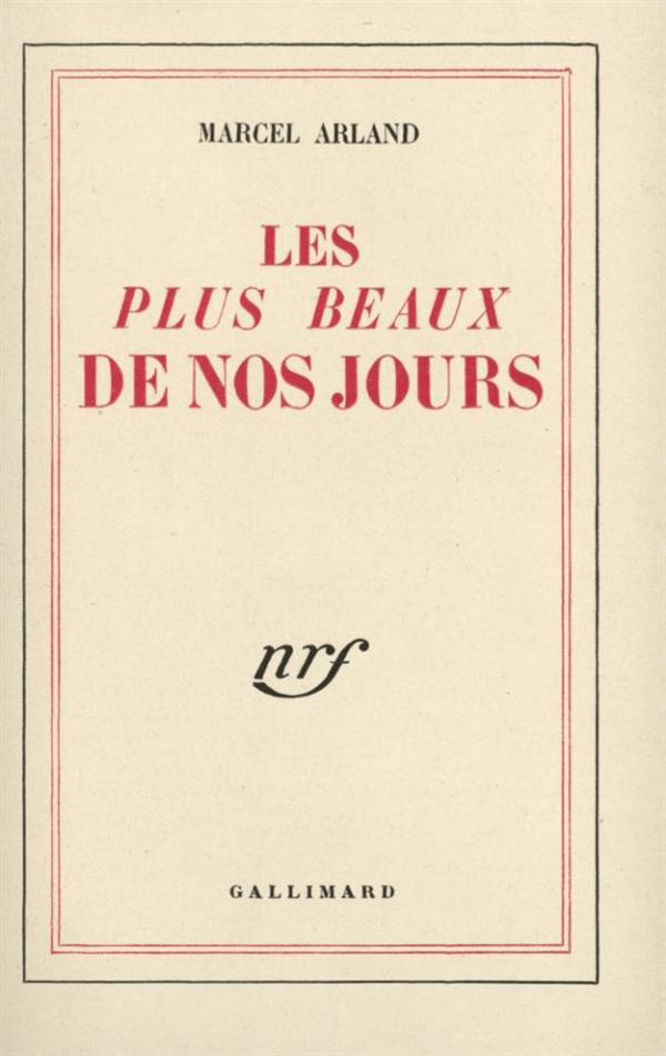LES PLUS BEAUX DE NOS JOURS