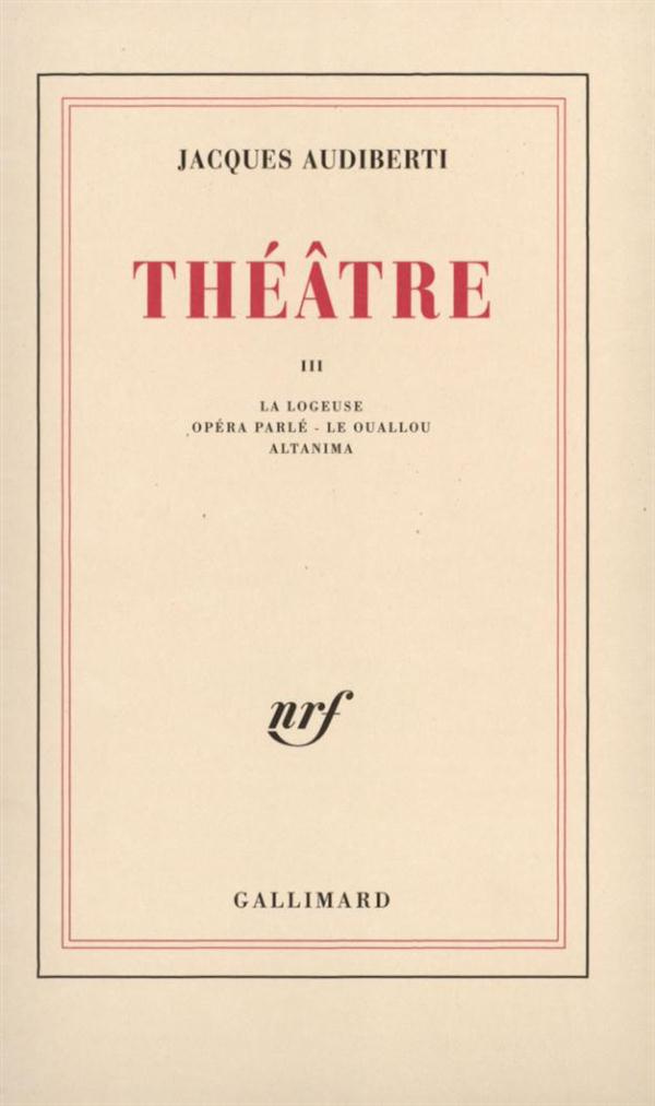 Théâtre. Tome 3