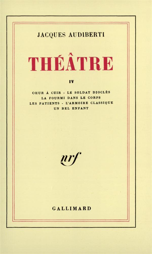 Théâtre. Tome 4