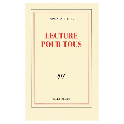 LECTURE POUR TOUS. Tome 1