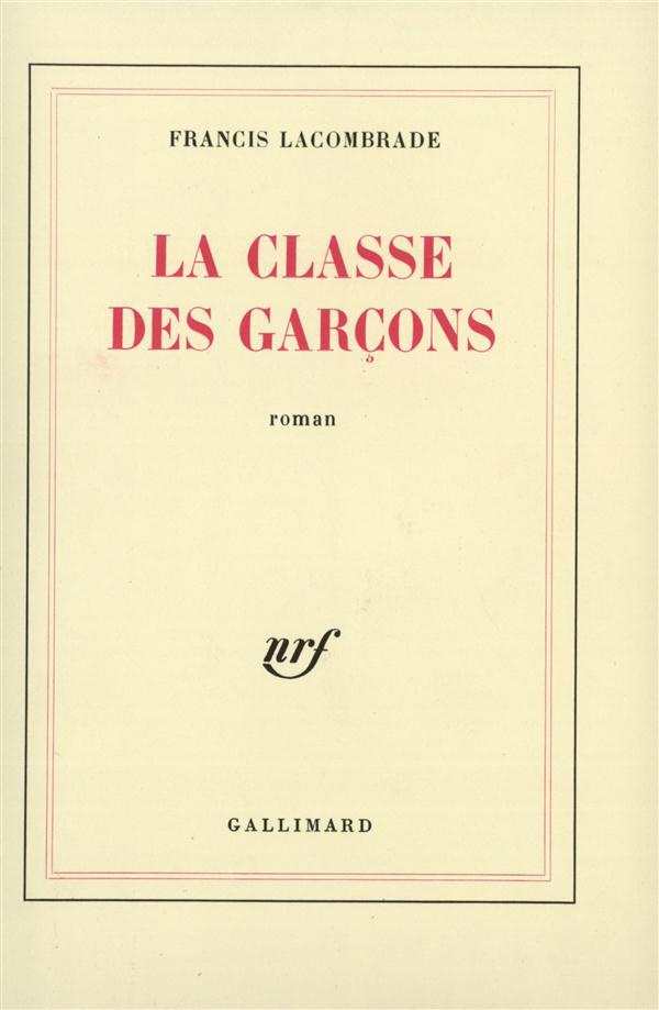 La classe des garçons