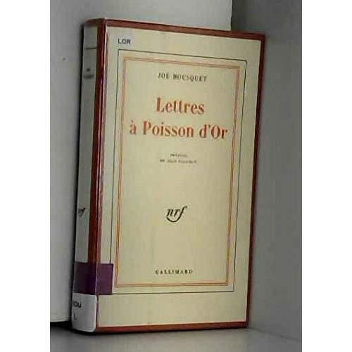 Lettres à Poisson d'or