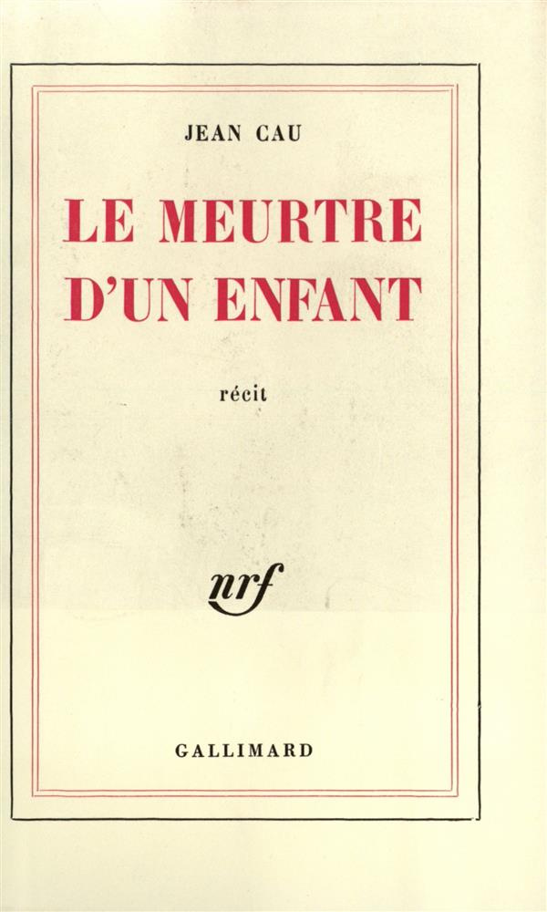 Le meurtre d'un enfant