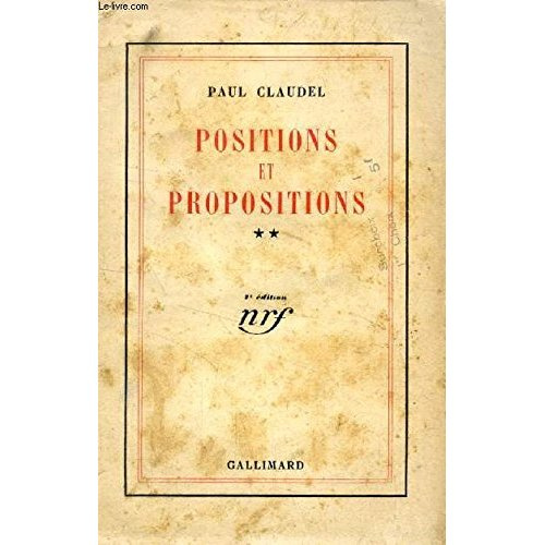 Positions et propositions. Tome 2
