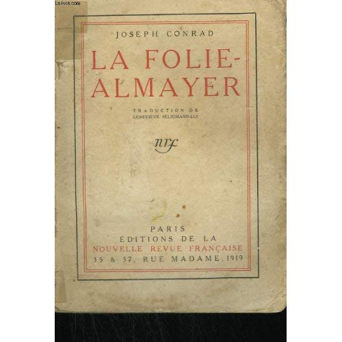 LA FOLIE ALMAYER