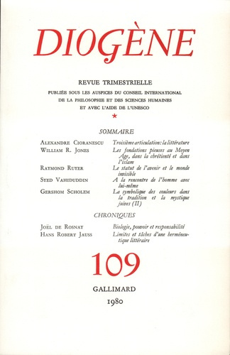 Diogène N° 109