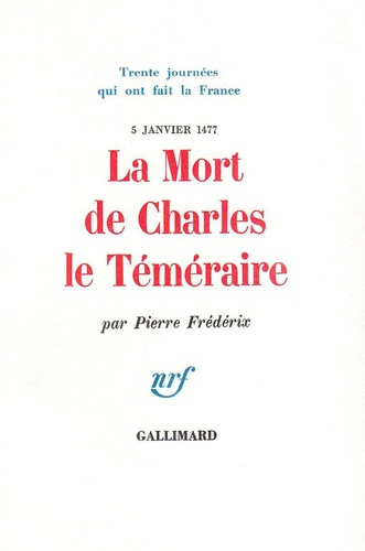 La mort de Charles le Téméraire