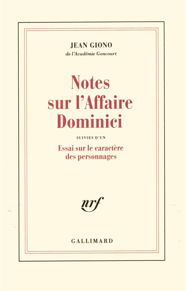 Notes sur l'affaire Dominici