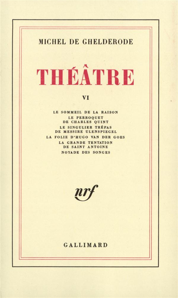 Théâtre. Tome 6