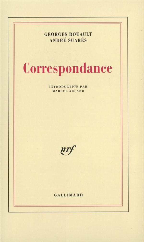 CORRESPONDANCE ROUAULT/SUARES