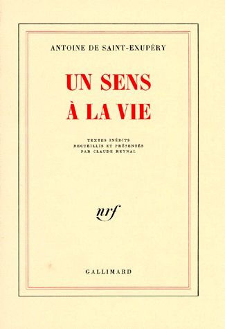Un Sens à la vie. Textes inédits