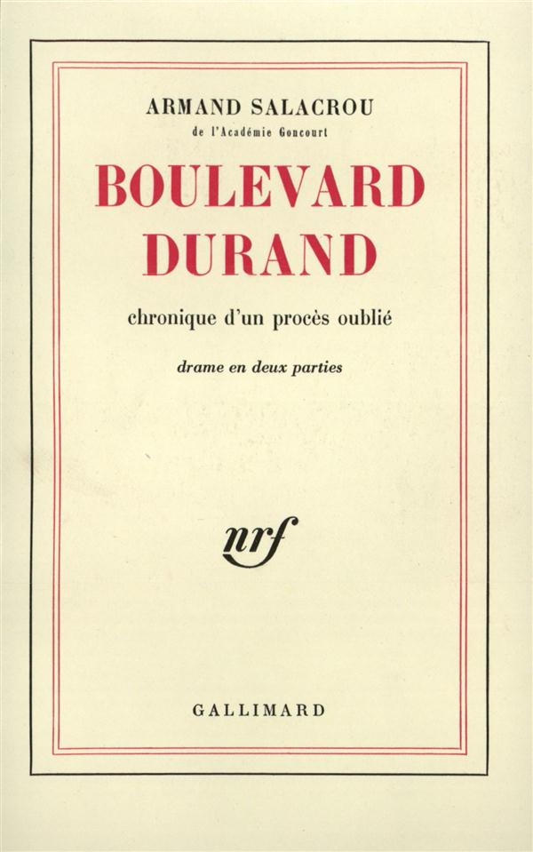 BOULEVARD DURAND