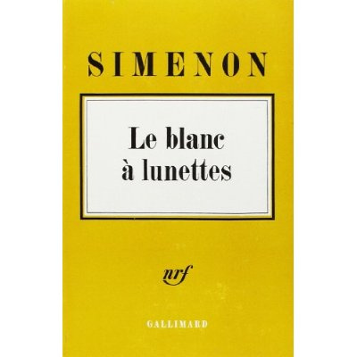 Le blanc à lunettes