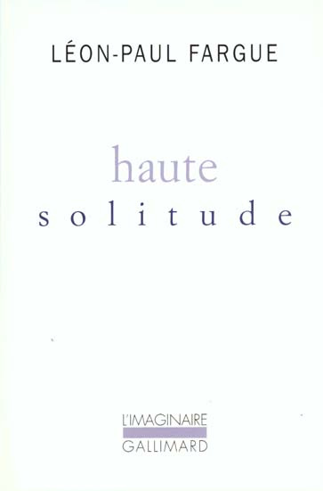 Haute solitude