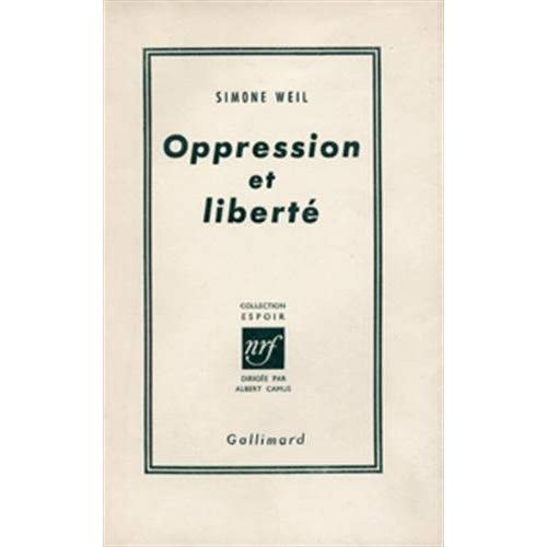 Oppression et liberté
