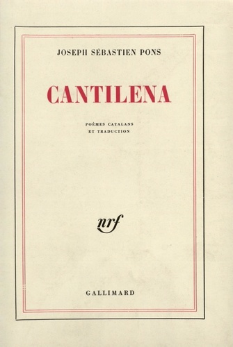 Cantilena. Poèmes catalans
