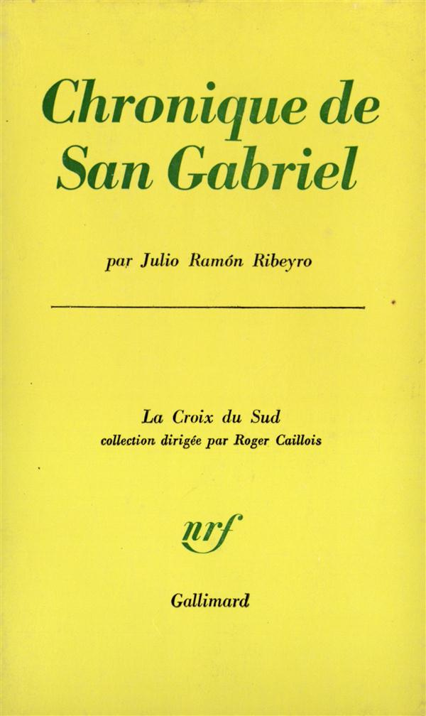 Chronique de san Gabriel