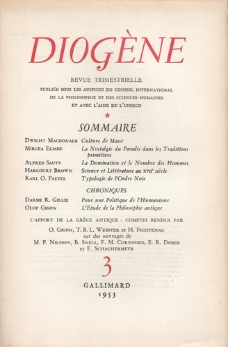 Diogène N° 3