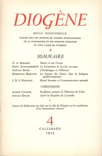 Diogène N° 4